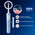  Электрическая зубная щетка Oral-B Vitality Pro 80821814 насадки 2шт, голубой 