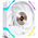  Вентилятор Valkyrie X12 ARGB Reverse White (HW X12ER-W) / 120mm, ARGB 5V 3pin, PWM 12V 4pin, 800-2150RPM, 80CFM, 29dBA 