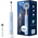  Электрическая зубная щетка Oral-B Vitality Pro 80813238 насадки 2шт, голубой 