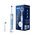  Электрическая зубная щетка Oral-B Vitality Pro 80821814 насадки 2шт, голубой 