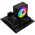  Кулер XASTRA AR400 ARGB BK LGA1851/1700/1200/115X/AM5/AM4 (TDP 220W, 4 тепл.трубки, PWM Fan ARGB 120mm , top cover with ARGB led, black h 