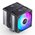 Кулер JONSBO CR-3000E(Color) Black LGA1700/1200/115X/AM5/AM4 (TDP 260W, PWM, 2 x 120mm Dynamic Multi-Color LED Fan, 7 тепловых трубок, 4-pin 