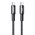  Дата-кабель REMAX RC-C100 C-C Fonsu Series 30W Aluminum Alloy Braided Fast Charging Data Cable черный 