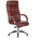  Кресло руководителя Бюрократ T-9927SL (T-9927SL/Chokolate) светло-коричневый Leather Eichel кожа крестов. металл хром 