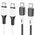  Дата-кабель BOROFONE BX79 silicone charging Type-C, 1м (черный) 