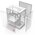  Корпус BLOODY BD-CC105 (BD-CC105-WH), mATX, Midi-Tower, без БП, белый 