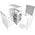  Корпус Lian Li Lancool 207 / White / (G99.LAN207RW.10RS) Mid-Tower, TG / 2x 140mm ARGB + 2x 120mm non LED fans inc. 