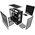  Корпус Lian Li Lancool 207 / Black / (G99.LAN207RX.10RS) Mid-Tower, TG / 2x 140mm ARGB + 2x 120mm non LED fans inc. 