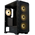  Корпус HSPD M521 (M521-TGBK-ARGB), Mesh Mid Tower, Black, slide TG, 0.45 SPCC, 4x120mm ARGB ATX 
