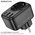  Переходник сетевой BOROFONE BAC14 Wide 1-socket wall outlet 1C2Ab черный 