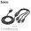  Дата-кабель Hoco X74 3-in-1 charging cable (iP+Micro+Type-C) чёрный 