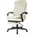  Кресло руководителя Бюрократ T-9950MSG-F слоновая кость (T-9950MSG-F/IVORY-PU) эко.кожа крестов. пластик подст.для ног 