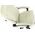  Кресло руководителя Бюрократ T-9950MSG-F слоновая кость (T-9950MSG-F/IVORY-PU) эко.кожа крестов. пластик подст.для ног 