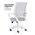  Кресло офисное BYROOM Office Staff plw (VC6001plw-G) серый 