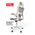  Кресло офисное BYROOM Office Сhallenge (HS-6305W-2-G) серый 