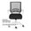  Кресло офисное BYROOM Office Staff plw (VC6001plw-B) черный 