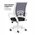  Кресло офисное BYROOM Office Staff plw (VC6001plw-B) черный 