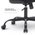  Кресло офисное BYROOM Office Brief (HS-3604-1-BKH) Black/Khaki 