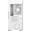  Корпус PcCooler LM300 ARGB WH, без БП, Tempered Glass Mid Tower, White, ABS, TG, SPCC, 1x120mm mATX, ITX 170/330/mm 2x2.5", 5xPCI 1xUSB- 