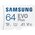  Карта памяти Samsung Evo Plus (MB-MC64SA/APC) microSDXC 64GB Class 10, UHS-I, W 90 МБ/с, R 160 МБ/с 