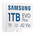  Карта памяти Samsung Evo Plus (MB-MC1T0SA/EU) microSDXC 1TB Class 10, A2, V30, UHS-I (U3), W 90 МБ/с, R 160 МБ/с, адаптер на SD 