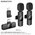  Микрофон BOROFONE BFK15 Dual-mic lavalier wireless digital microphone iP/Type-C черный 
