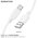  Дата кабель BOROFONE BX115 Lotto silicone charging data cable Type-C белый 