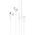  Наушники HOCO M101 Pro Crystal sound Type-C wire-controlled digital earphones with microphone белый 