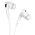  Наушники HOCO M101 Pro Crystal sound Type-C wire-controlled digital earphones with microphone белый 