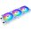  Вентилятор Thermaltake CT120 EX Sync Hydrangea Reverse ARGB (CL-F198-PL12BU-A) (упак. 3шт) 120х120x25 синий 4-pin 31.2дБ Ret 
