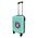  Дорожный чемодан LATS 704 Кот в круге, бирюзовый 
