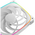  Вентилятор Geometric Future Squama 2503RW-14 Reverse White (1F2503R114100) / 140mm, PWM, 2100 RPM, 71.80 CFM, 34.0 dBA, 5V ARGB 