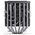  Кулер JONSBO CR-3000E LGA1700/1200/115X/AM5/AM4 (TDP 260W, PWM, 2 x 120mm Black Fan, 7 тепловых трубок, 4-pin) Retail 