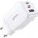  СЗУ UGREEN CD244 (15334) USB-A+2*USB-C 65W GaN Tech Fast Charger White 