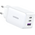  СЗУ UGREEN CD244 (15334) USB-A+2*USB-C 65W GaN Tech Fast Charger White 