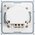  Выключатель Sibling Powerlite LS3S с 0 серебристый 