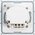  Выключатель Sibling Powerlite LS3W без 0 белый 