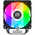  Кулер PentaWave PC-S03E SRB ARGB LGA115X/1200/1700/1851/AM4/AM5 (TDP 180W, 1*100mm ARGB PWM Fan, 3 тепловые трубки 6мм, 600-2100RPM) 