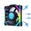  Вентилятор Lian Li UNI Fan SL Wireless LCD 120 (G99.12SLLCD1W1B.R0) / 12SLLCD1W1B Black / 120x124,5x28мм (1.6” LCD, PWM, ARGB, 1900 об/мин (Max.)) 