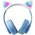  Гарнитура Miru CAT EP-W10 (W102) голубой 