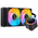  СВО JONSBO TG-240 ARGB Black LGA 2011/1700/1200/115X/AM5/AM4 (TDP 260W, ARGB Fan and Pump, PWM, Dual Fan 120mm) 