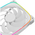  Вентилятор Geometric Future Squama 2503W-14 Single Pack (1F2503W114000) / 140mm, PWM, 2400 RPM, 91.15 CFM, 34.0 dBA, 5V ARGB, White 
