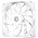  Вентилятор ID-COOLING TF-12025-Pro ARGB Reverse White 120x120x25мм (PWM, резиновые углы, белый, ARGB, 500-1800об/мин) Box 