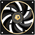  Вентилятор ID-COOLING AF-127-GDL 120x120x27мм (PWM, резиновые углы, черный, 500-2000об/мин) Box 