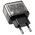 СЗУ HOCO N34 Dazzling dual-port USB-A+Type-C PD20W, Type-C to Type-C (прозрачный-черный) 