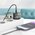  СЗУ HOCO N34 Dazzling dual-port USB-A+Type-C PD20W, Type-C to Type-C (прозрачный-черный) 