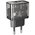  СЗУ HOCO N34 Dazzling dual-port USB-A+Type-C PD20W, Type-C to Type-C (прозрачный-черный) 