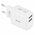  Сетевое зарядное устройство Buro BUWH1 (BUWH15S200WH) 15.5W 3.1A 2xUSB белый 