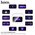  Наушники HOCO EW81 Elegant true wireless touch screen BT headset белый 