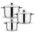  Набор посуды LARA LR02-128 Афина 3предмета 